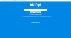 Desktop Screenshot of bnip.pl